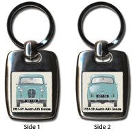 Austin A35 4 door Deluxe 1957-59 Keyring 5